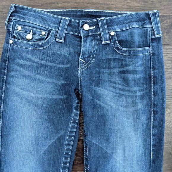 True Religion Becky Mother of Pearl Jeans- Size 28 - Picture 4 of 7